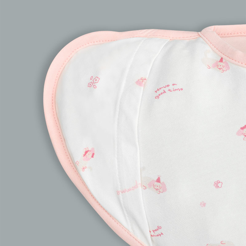 Nhộng chũn có khóa ngôi nhà của cún con La Pomme 1 - 3 tháng màu hồng - trắng 4