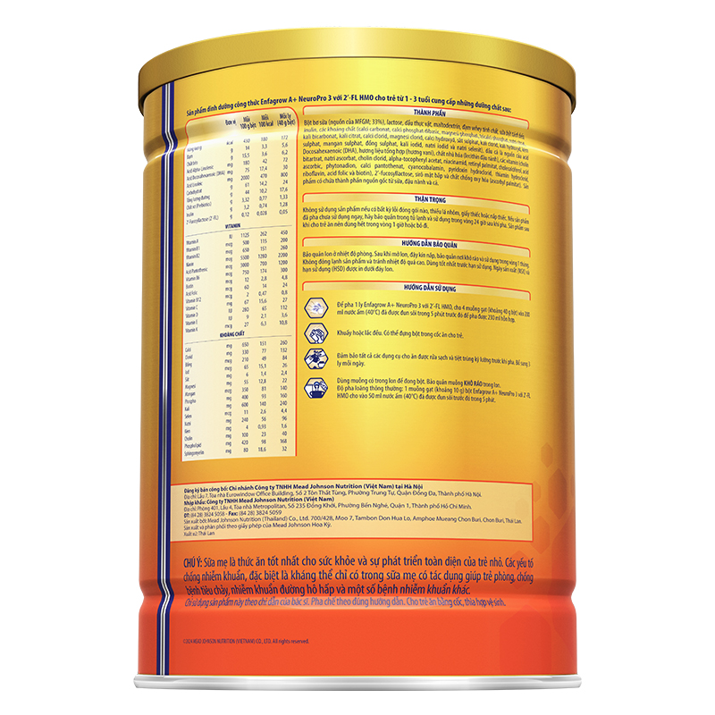 Sữa bột Enfagrow A+ Neuropro số 3 hương vani 1.7 kg (1 - 3 tuổi) - Giao bao bì ngẫu nhiên 4