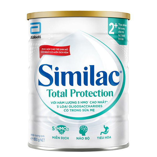 Sữa bột Similac Total Protection 2+ 850g/800g (từ 2 tuổi)
