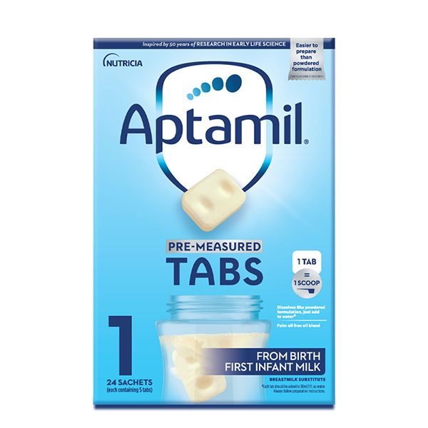 Sữa bột dạng thanh Aptamil Pre-Measured Tabs số 1