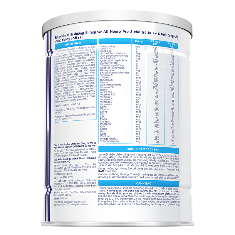 Sữa bột Enfagrow A2 Neuropro số 3 (đạm quý A2) 350g (1 - 6 tuổi) - Giao bao bì ngẫu nhiên 4
