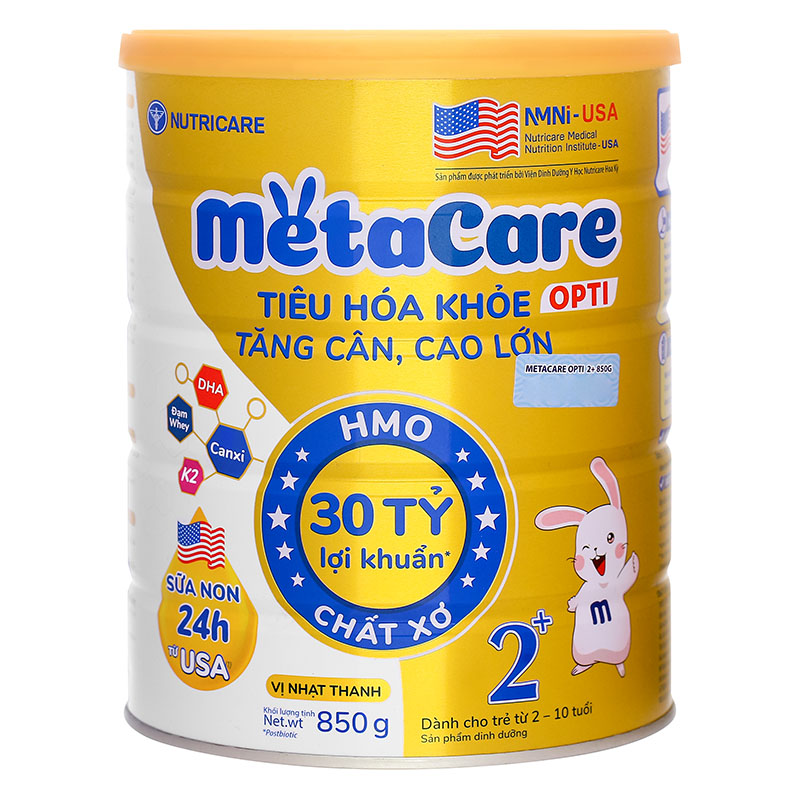 Combo 3 sữa bột MetaCare Opti 2+ (sữa non) 850g (2 - 10 tuổi) 2