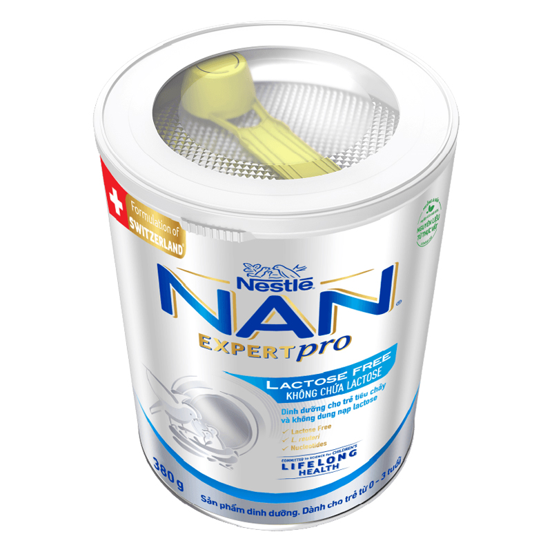 Sữa bột NAN Expert Pro Lactose Free 380g (0 - 3 tuổi) dành cho trẻ không dung nạp đường lactose 5