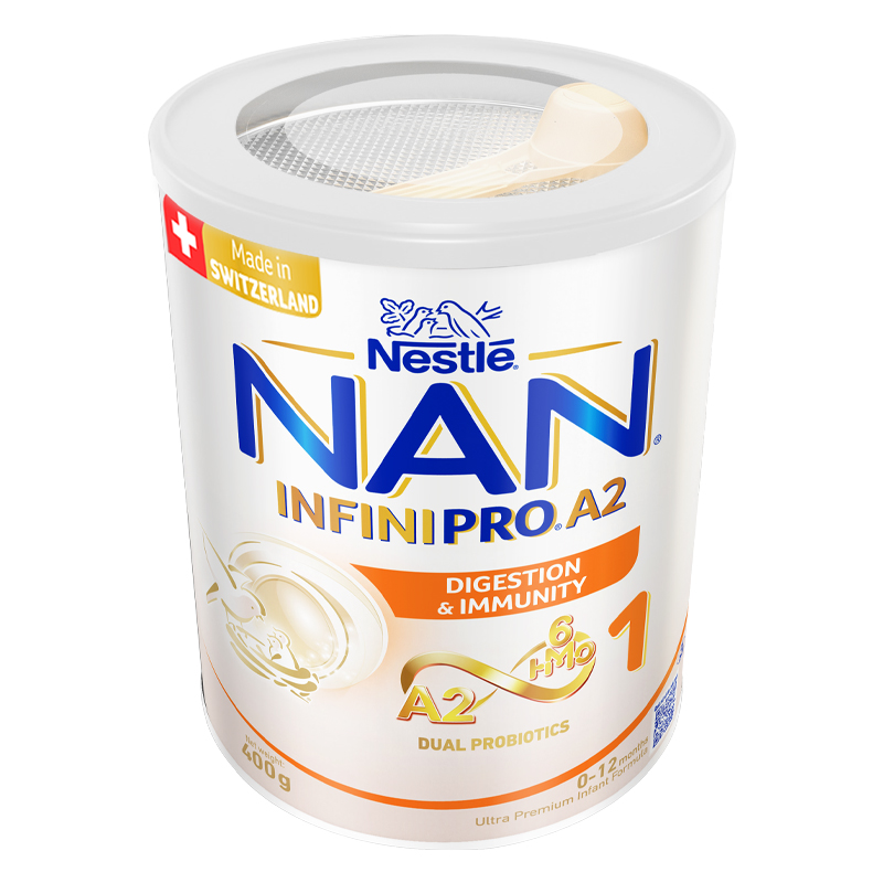 Sữa bột NAN InfiniPro A2 6HMO số 1 (đạm quý A2) 400g (0 - 12 tháng) - Giao bao bì ngẫu nhiên 5