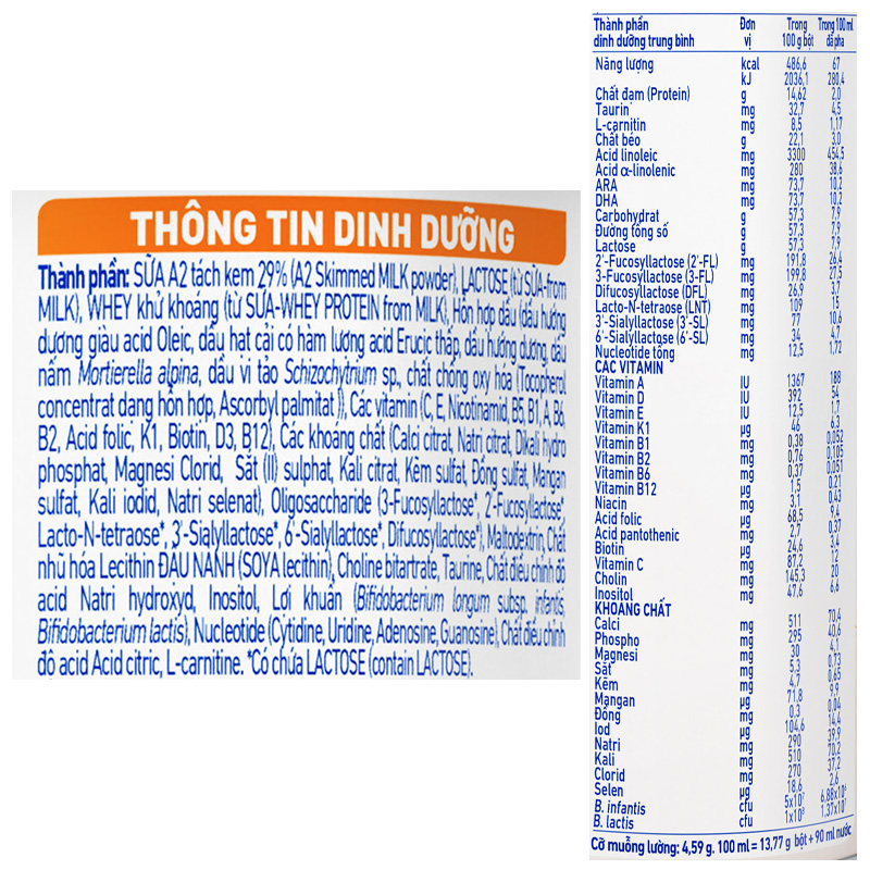 Sữa bột NAN InfiniPro A2 6HMO số 2 (đạm quý A2) 400g (1 - 2 tuổi) - Giao bao bì ngẫu nhiên 18