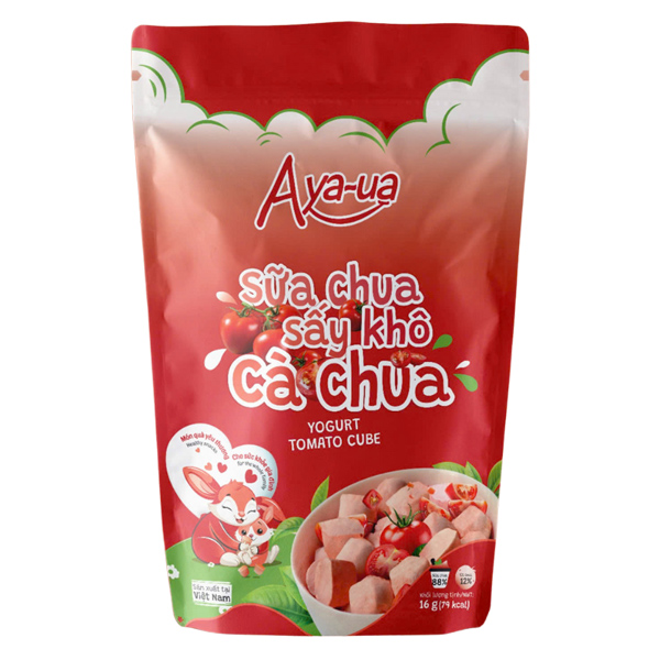 Sữa chua khô sấy thăng hoa vị cà chua Aya-ua