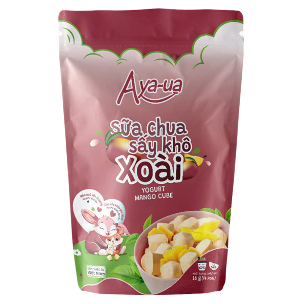 Sữa chua khô sấy thăng hoa vị xoài Aya-ua