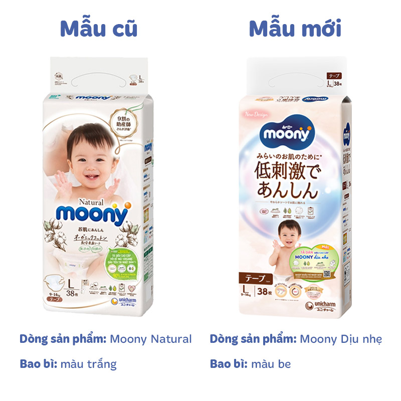 Tã dán Moony Dịu nhẹ size M 46 miếng (6 - 11 kg) - Giao bao bì ngẫu nhiên 16
