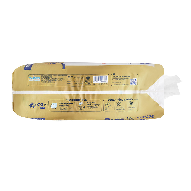Tã quần Unidry Supreme Thin & Soft size L 68 + 8 miếng (9 - 14 kg) 50