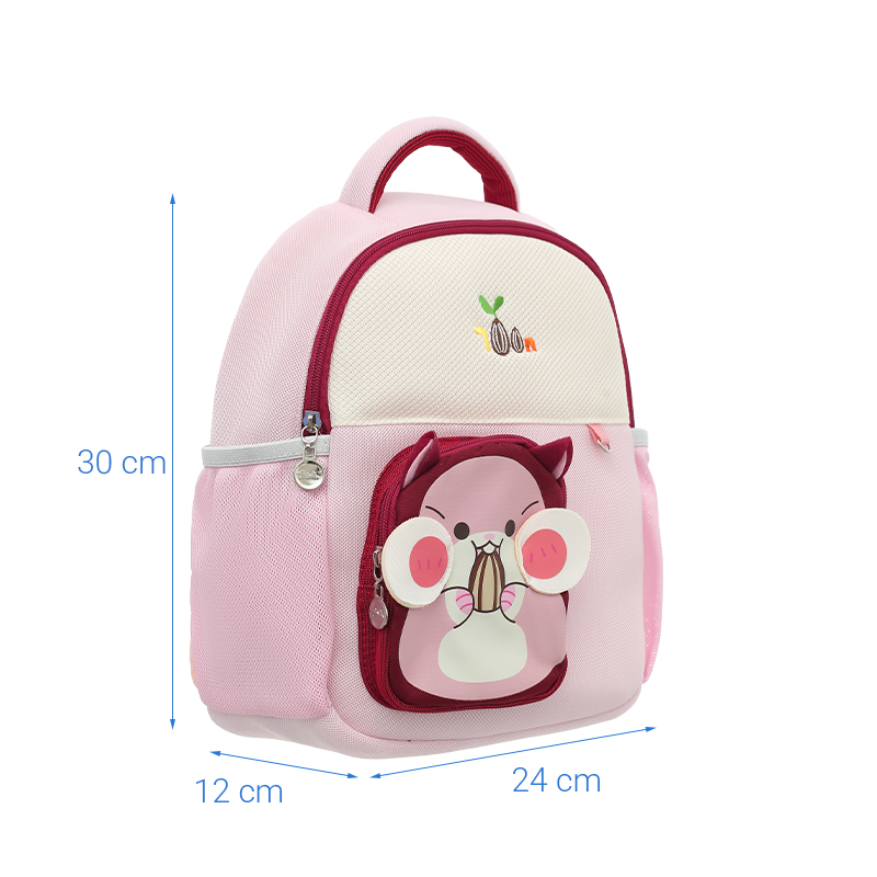 Balo cho bé mẫu giáo Tbwin PANNA8 hamster E2520 xanh 21