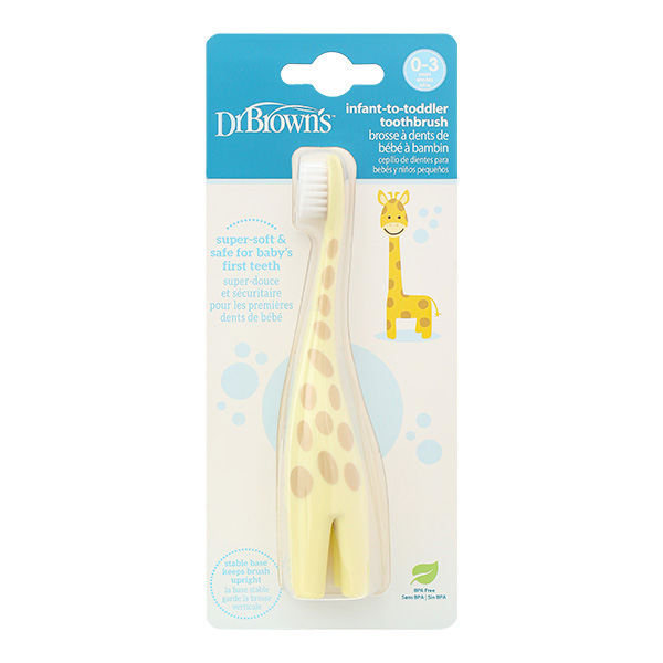 Bàn chải cho bé Dr.Brown's - Màu vàng