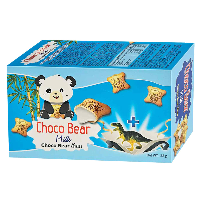 Bánh quy gấu đồ chơi khủng long VFOODS vị socola hộp 28g (từ 2 tuổi) 12