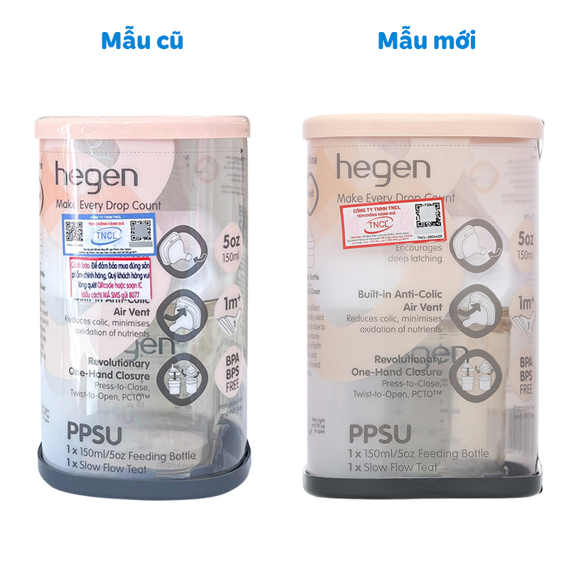 Bình sữa nhựa PPSU Hegen cổ rộng 240 ml (3 – 6 tháng) 13
