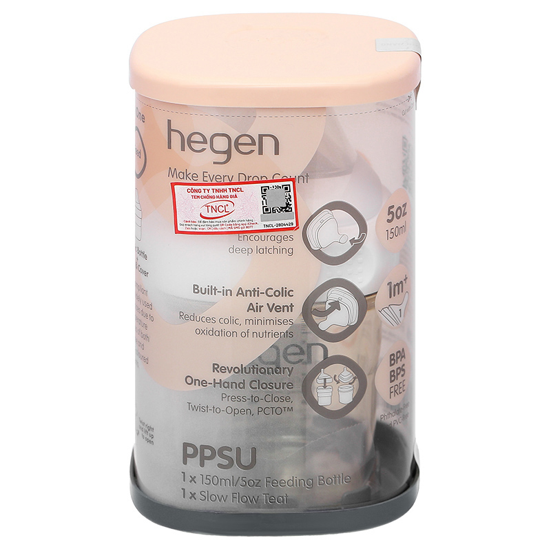Bình sữa nhựa PPSU Hegen cổ rộng 240 ml (3 – 6 tháng) 17