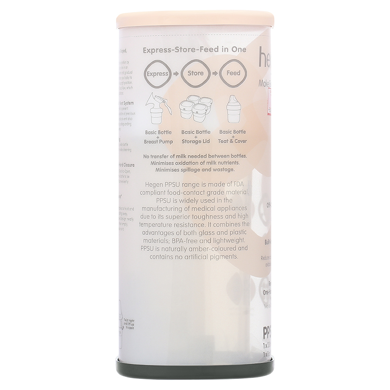 Bình sữa nhựa PPSU Hegen cổ rộng 240 ml (3 – 6 tháng) 43