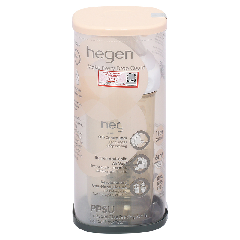 Bình sữa nhựa PPSU Hegen cổ rộng 240 ml (3 – 6 tháng) 39