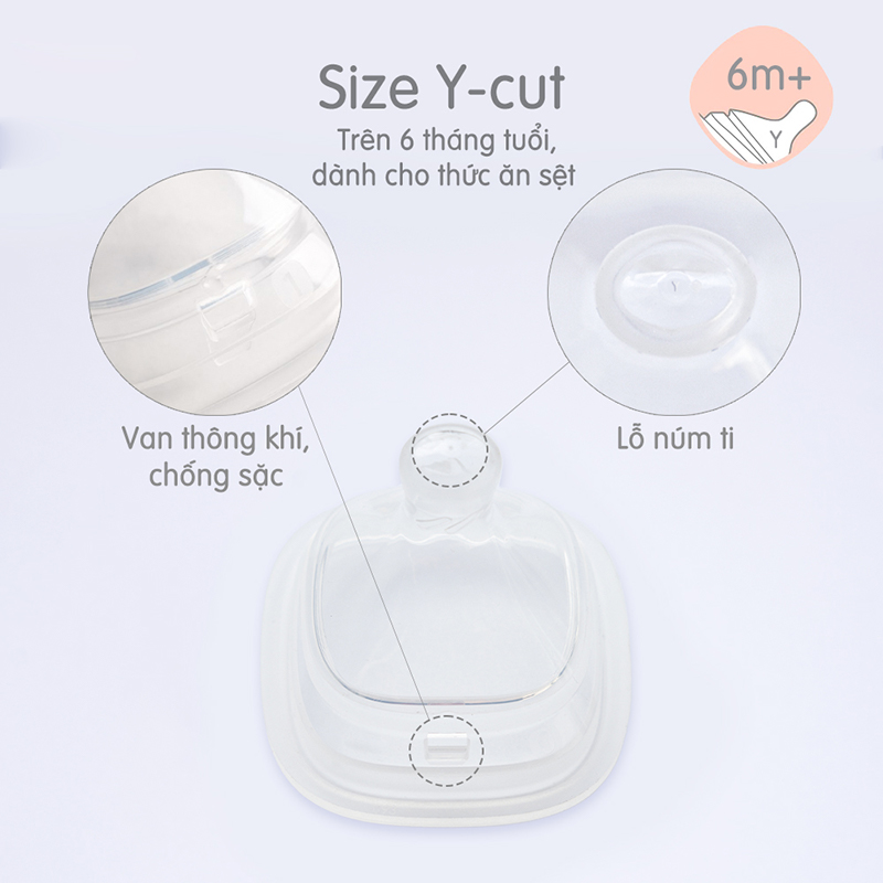Bộ 2 núm ti Hegen cổ rộng size Extract Flow (0 - 1 tháng) 27