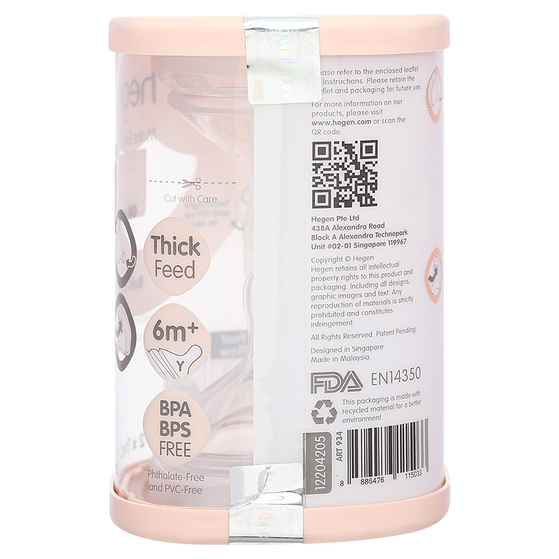 Bộ 2 núm ti Hegen cổ rộng size Extract Flow (0 - 1 tháng) 31