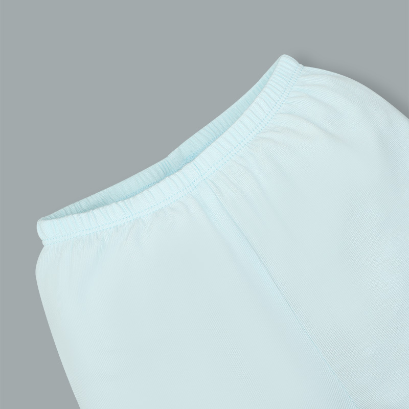 Bộ sát nách bé trai Lullaby NH345N màu trắng - xanh mint 23