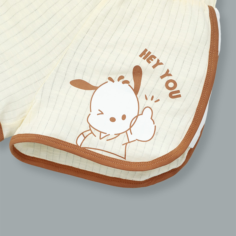 Bộ sát nách bé trai Pony Kids in cún màu vàng 10