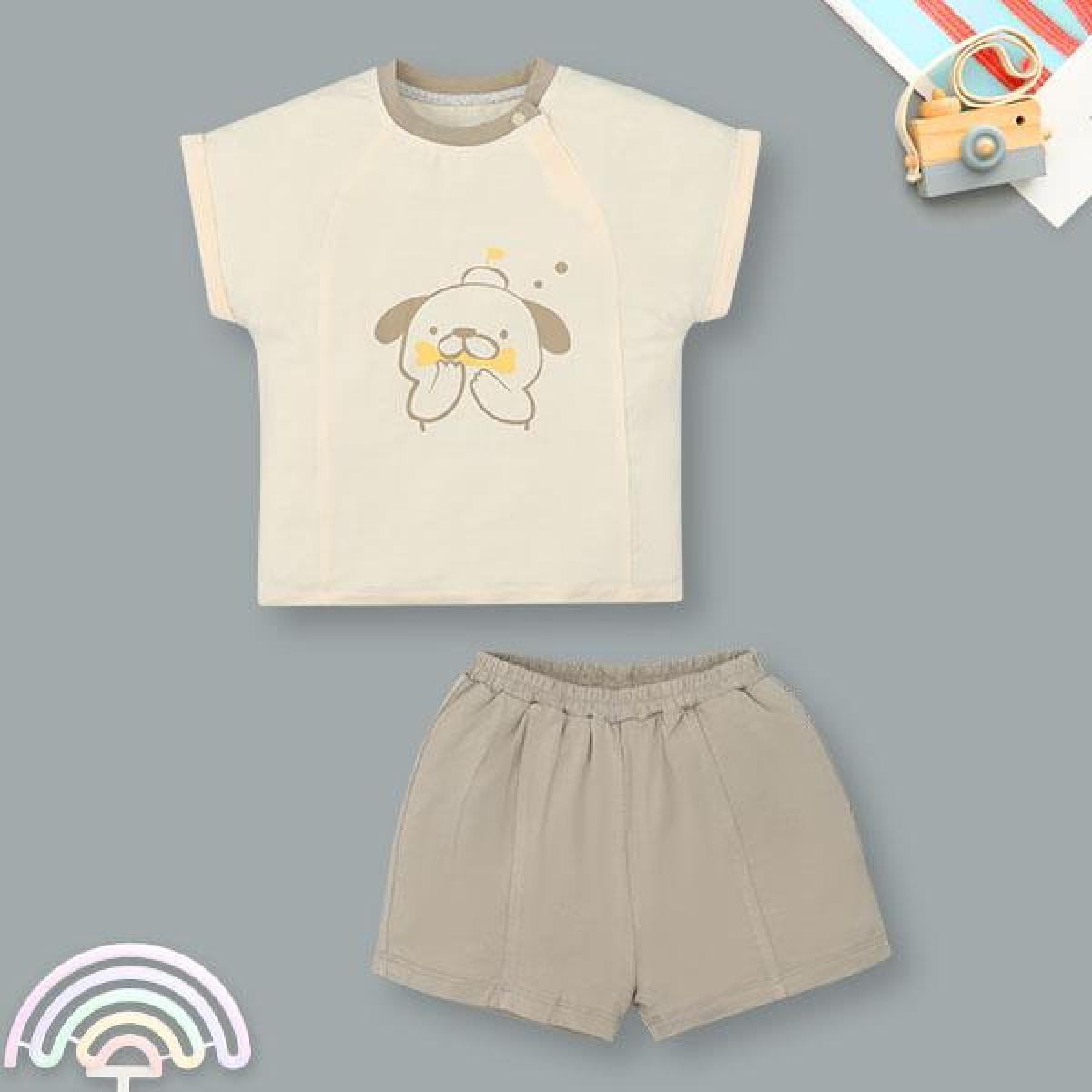 Bộ bé trai La Pomme bamboo be