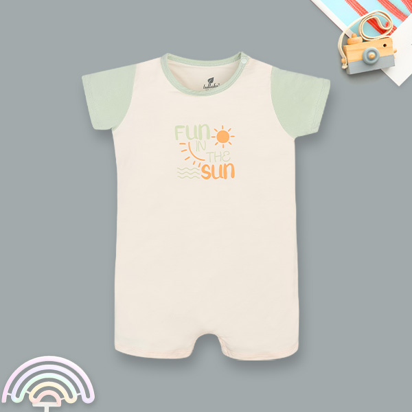 Bodysuit bé trai Lullaby rayon kem