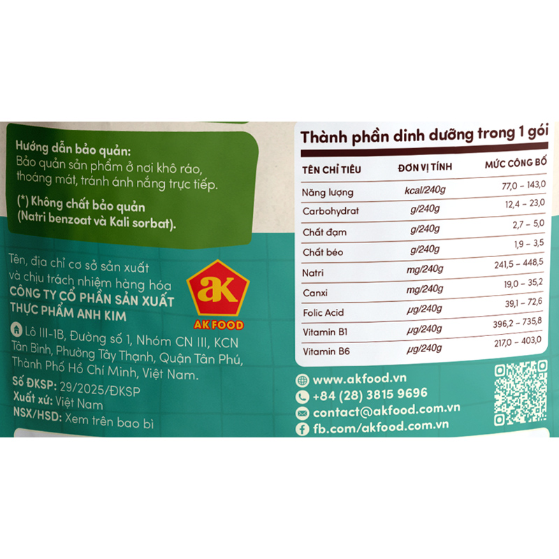 Cháo tươi Cây Thị vị bào ngư, nấm bào ngư gói 240g (từ 10 tháng) - Giao bao bì ngẫu nhiên 5