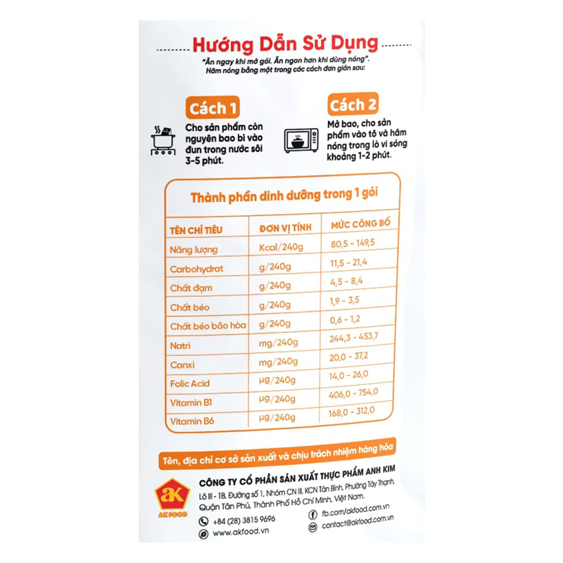 Cháo tươi Cây Thị vị bồ câu, chùm ngây gói 240g (từ 7 tháng) 4