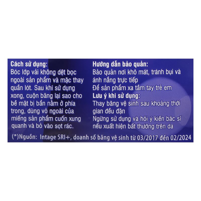 Băng quần ban đêm Diana chống tràn size M-L 5 miếng - Giao bao bì ngẫu nhiên 22