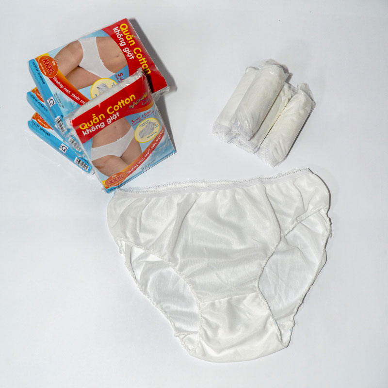 Combo 2 quần lót vải cotton mặc 1 lần KACHOOBABY size XXL (Bịch 5 cái) 5