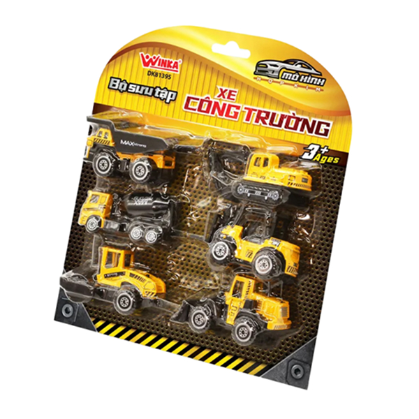 Đồ chơi mô hình bộ sưu tập xe công trường WINKA DK81395