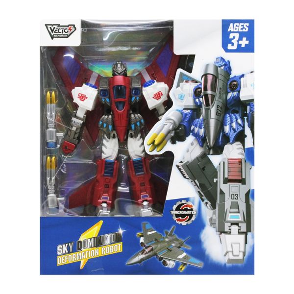 Đồ chơi robot biến hình phi cơ Vecto VT698B14/RD