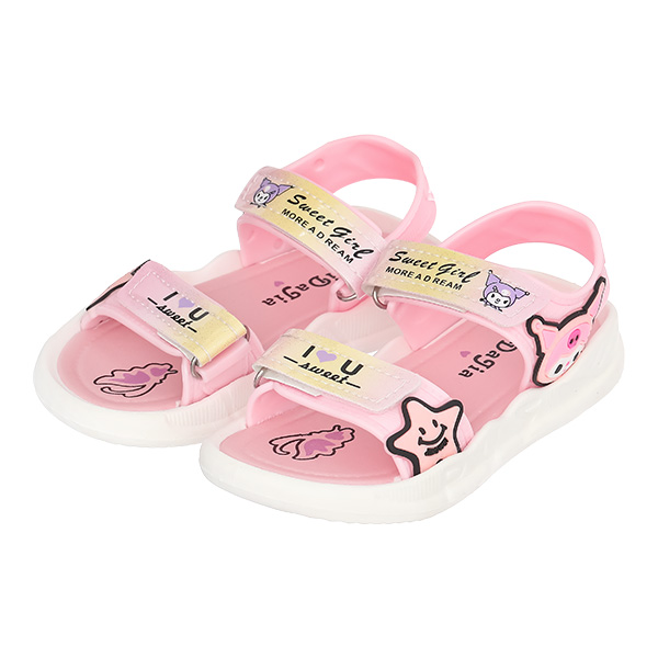 Giày sandal Á Châu Avakids AC76 màu hồng