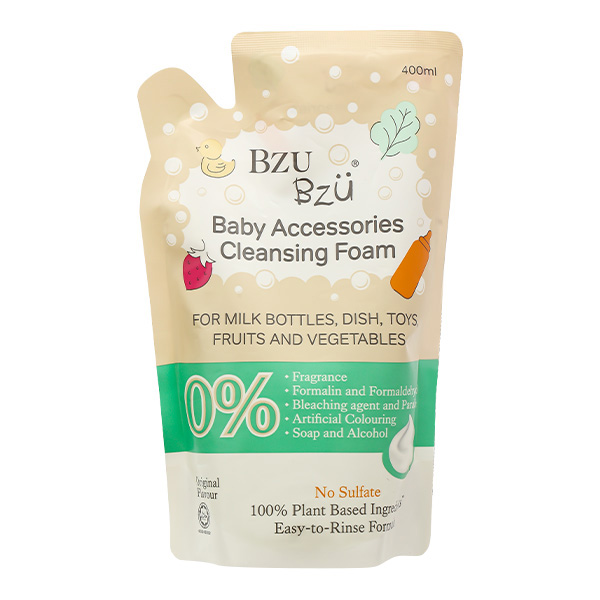 Nước rửa bình sữa BZU BZU túi 400 ml không mùi