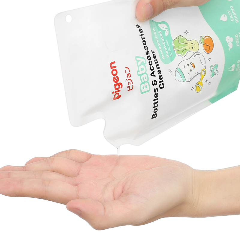 Nước rửa bình sữa Pigeon chai 500 ml gốc thực vật 10