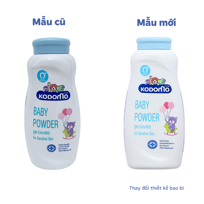 Phấn rôm cho bé Kodomo Extra Mild 160g - Giao bao bì ngẫu nhiên 2