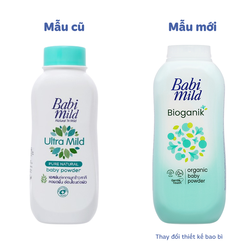 Phấn thơm dưỡng ẩm cho bé Babi Mild White Sakura 160g - Giao bao bì ngẫu nhiên 6