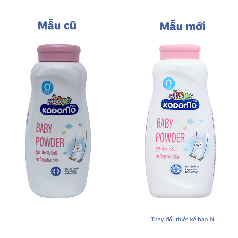 Phấn rôm cho bé Kodomo Extra Mild 160g - Giao bao bì ngẫu nhiên 11