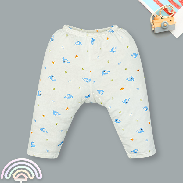 Quần dài unisex IQ Baby visco trắng