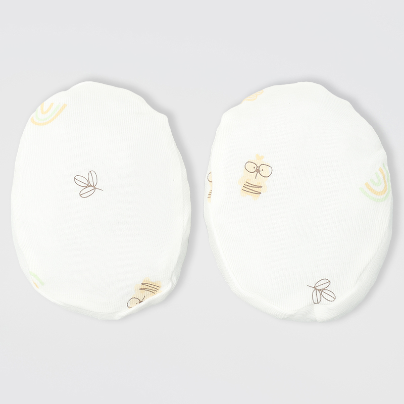 Set nón, bao tay bao chân in hình thú Lullaby NH511N màu trắng - xanh (0 - 3 tháng) 23