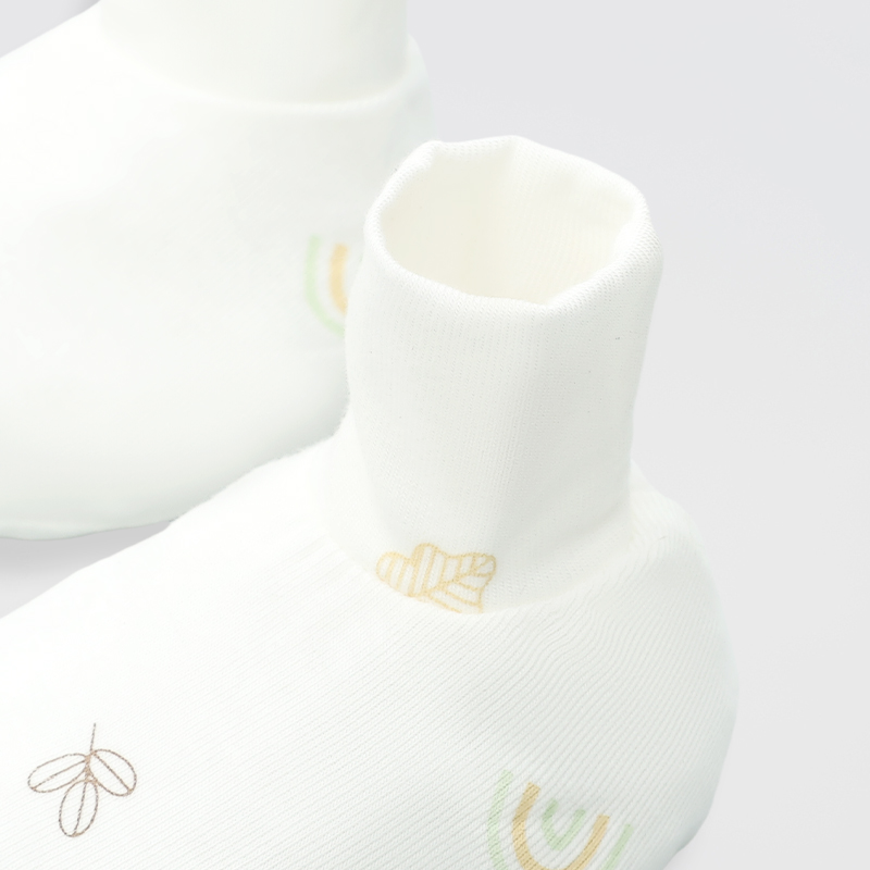Set nón, bao tay bao chân in hình thú Lullaby NH511N màu trắng - xanh (0 - 3 tháng) 24