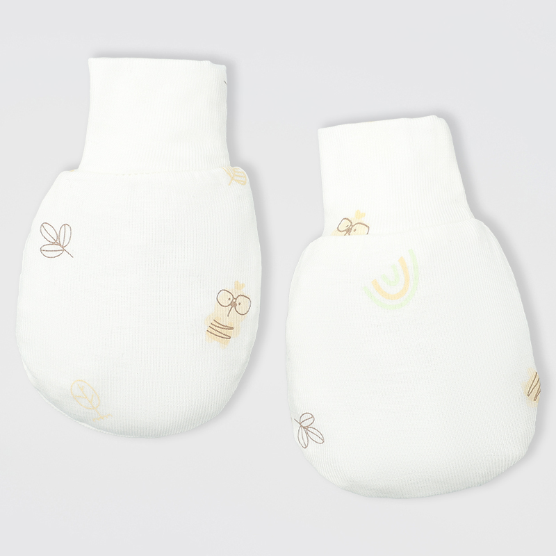 Set nón, bao tay bao chân in hình thú Lullaby NH511N màu trắng - xanh (0 - 3 tháng) 20