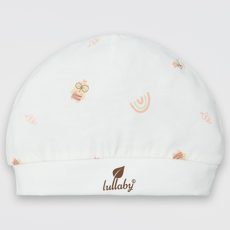 Set nón, bao tay bao chân in hình thú Lullaby NH511N màu trắng - xanh (0 - 3 tháng) 29