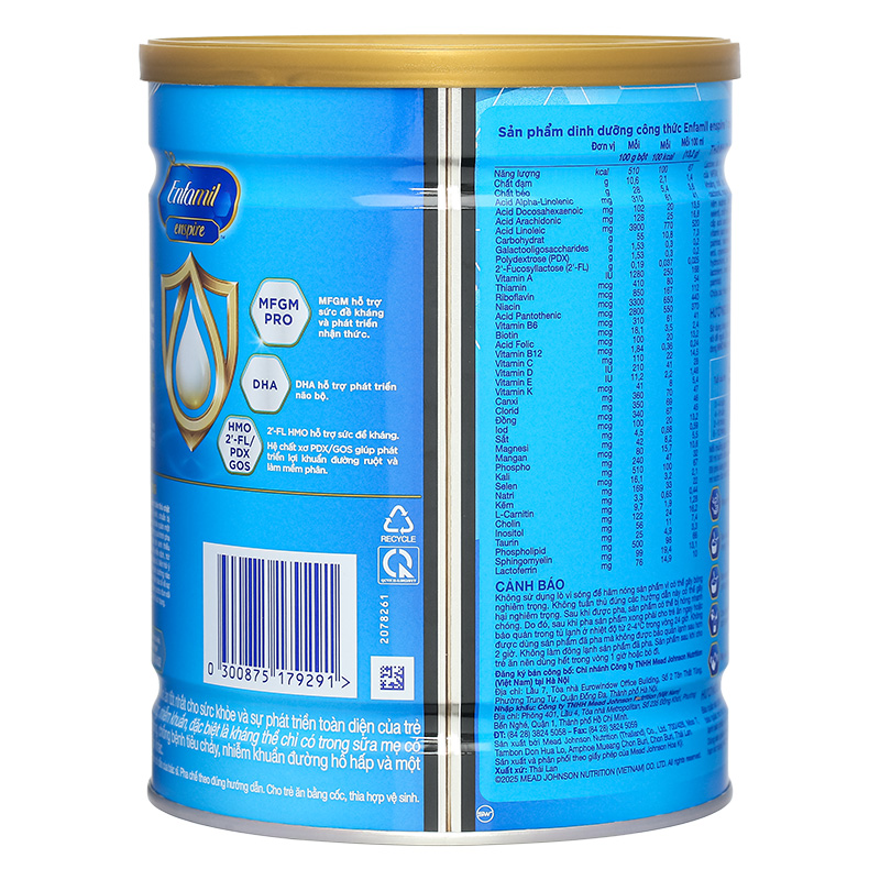 Sữa bột Enfamil Enspire số 1 350g (0 - 12 tháng) - Giao bao bì ngẫu nhiên 13