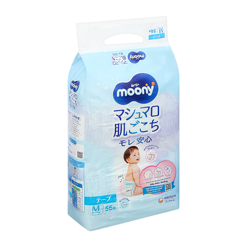 Tã dán Moony size L 48 miếng (9 - 14 kg) 52
