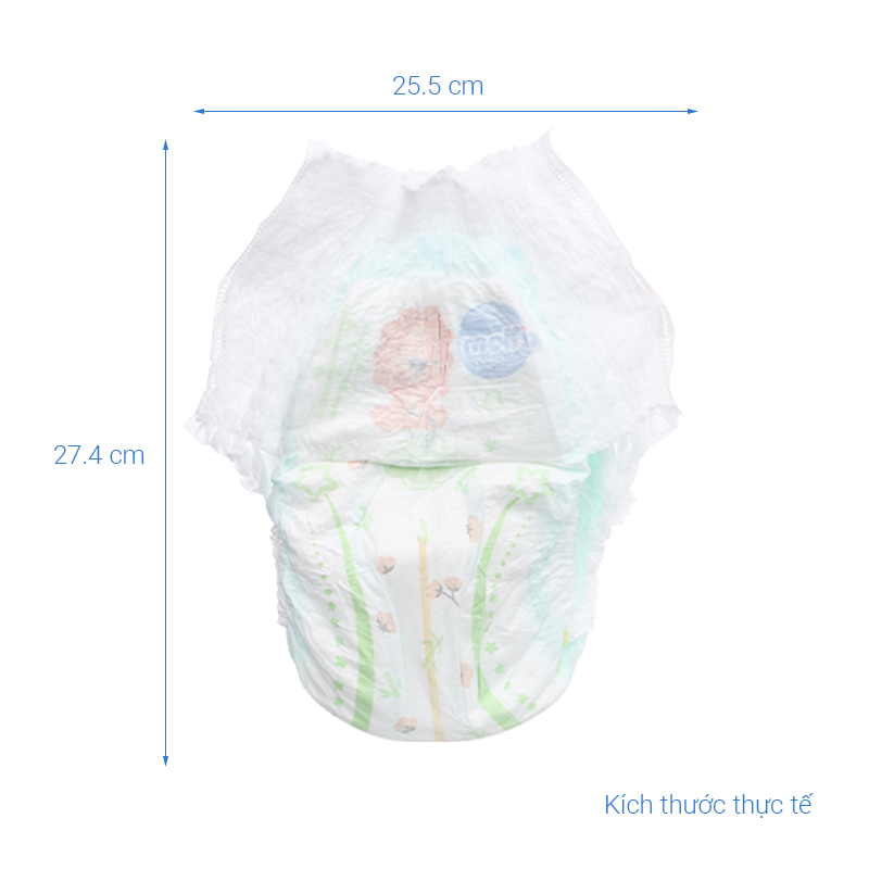 Tã quần Molfix thiên nhiên size XXXL 22 + 6 miếng (20 - 35 kg) - Giao bao bì ngẫu nhiên 8