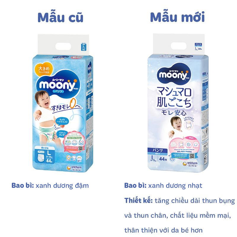 Tã quần cho bé gái Moony size XL 38 miếng (12 - 22 kg) - Giao bao bì ngẫu nhiên 32