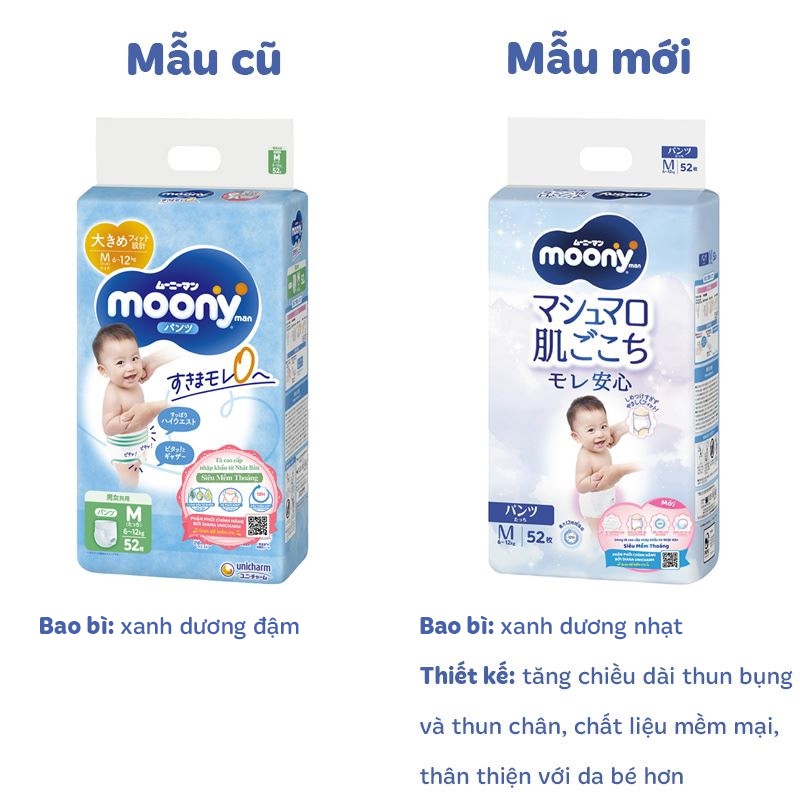 Tã quần cho bé gái Moony size XL 38 miếng (12 - 22 kg) - Giao bao bì ngẫu nhiên 17