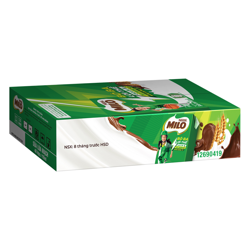 Thùng 48 hộp thức uống lúa mạch Nestlé Milo 110 ml (từ 2 tuổi) - Giao bao bì ngẫu nhiên 4