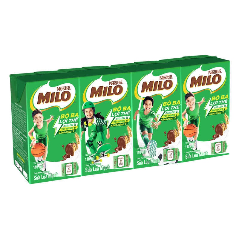 Thùng 48 hộp thức uống lúa mạch Nestlé Milo 110 ml (từ 2 tuổi) - Giao bao bì ngẫu nhiên 6